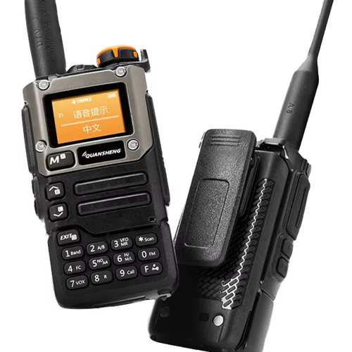Quansheng UV K6 5W Air Band TPYE-C Charge Display UHF VHF Dual Band Walkie Talkie Weather Ht Am Fm Wireless Two Way